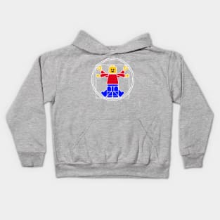 Lego Man Vitruvius Kids Hoodie